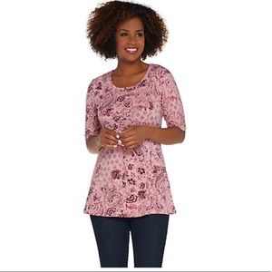 Denim & Company Printed Tunic